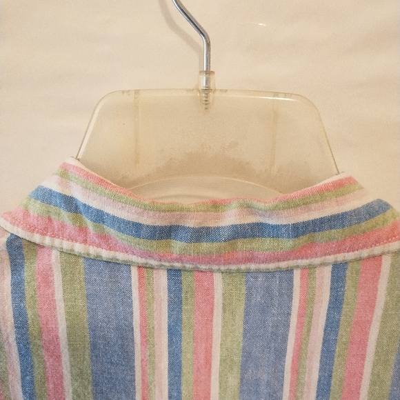 JACKLYN SMITH 2PC LINEN SHIRT & JACKET SET WOMEN'S SIZE MEDIUM - Picture 14 of 16